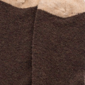 Lange Herren Socken aus Polarwolle - Kaffeefarbe | Doré Doré