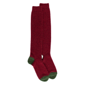 Lange Herren Socken aus Polarwolle - Rot | Doré Doré