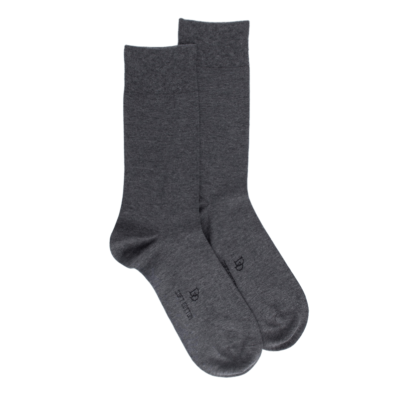 Herren Socken aus ägyptischer Baumwolle - Hellgrau | Doré Doré
