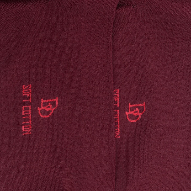 Damen Socken aus feiner ägyptischer Baumwolle - Aubergine | Doré Doré