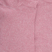 Damen Sneaker-Socken aus Glitzer-Baumwolle - Rosa | Doré Doré