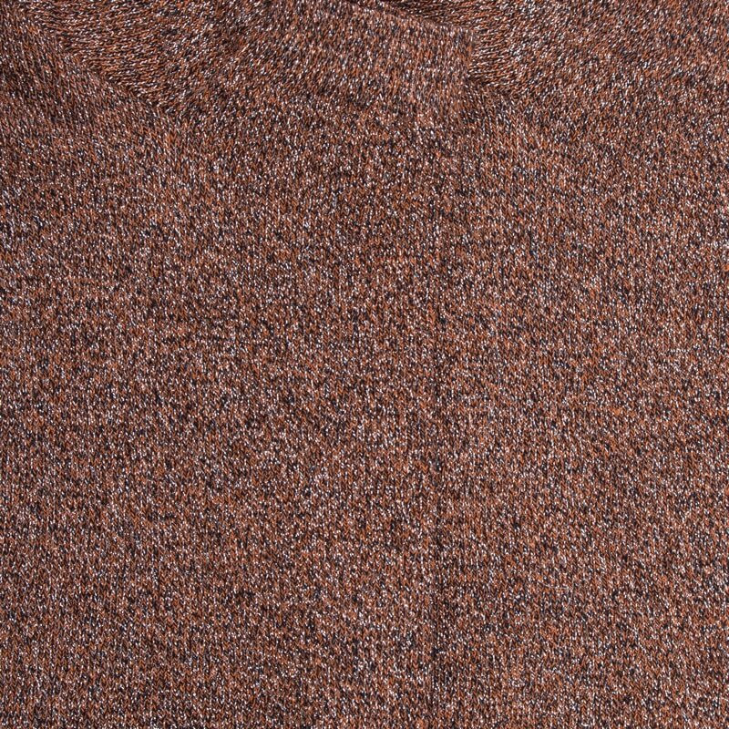 Damen Sneaker-Socken aus Glitzer-Baumwolle - Haselnuss | Doré Doré
