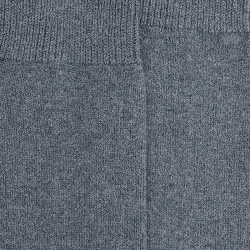 Lange Socken aus Wolle und Kaschmir für Herren - Eisblau | Doré Doré