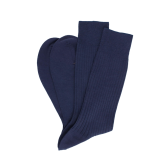 Herrensocken aus extrafeiner Merinowolle - Navy Blau | Doré Doré
