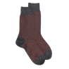 Herrensocken Kaviar aus Merinowolle - Grau