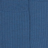 Gerippte Herrensocken aus Wolle - Hellblau | Doré Doré
