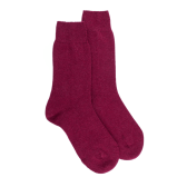 Damensocken aus Wolle und Kaschmir - Rot | Doré Doré