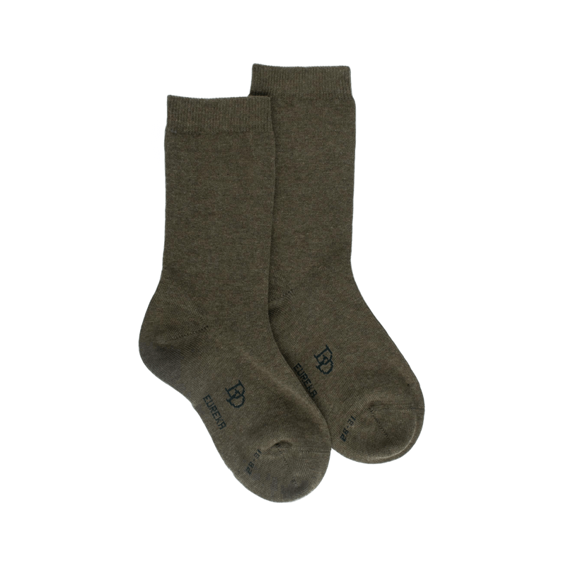Kinder Socken aus ägyptischer Baumwolle - Thuja-Grüne | Doré Doré
