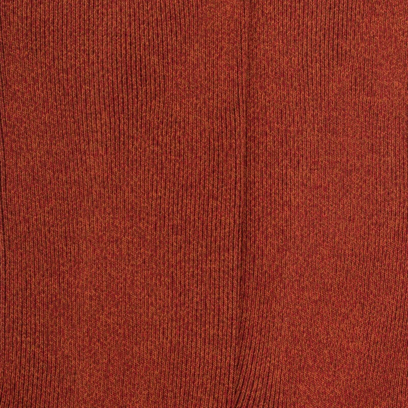 Herren Socken aus ägyptischer Baumwolle, elastisch und gerippt - Orange | Doré Doré