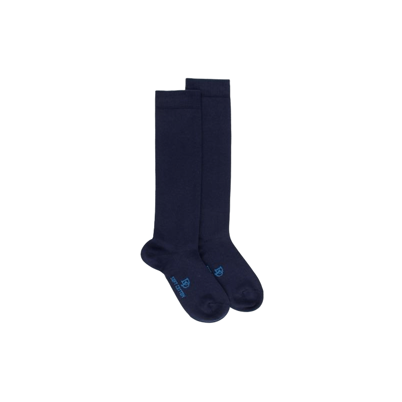 Leichte Lange Kindersocken aus ägyptischer Baumwolle - Blau | Doré Doré
