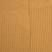 Herren Socken aus gerippter Baumwolle Lisle - Messing | Doré Doré