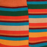 Gestreifte Herren Socken aus Baumwolle lislen - Orange | Doré Doré