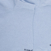 Damen Sneaker-Socken aus Glitzer-Baumwolle - Hellblau | Doré Doré