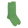 Herren Socken aus Baumwolle mit Fahrrad Muster - Avocado
