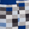 Herren Socken aus Baumwolle mit Karomuster - Grau | Doré Doré