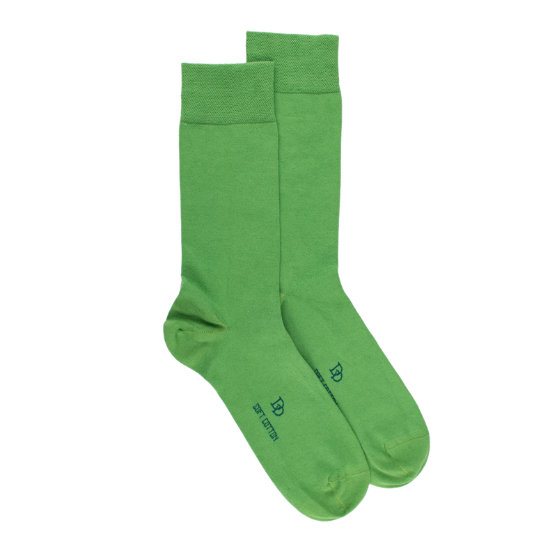 Herren Socken aus ägyptischer Baumwolle - Avocado | Doré Doré