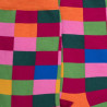 Damen Socken aus ägyptischer Baumwolle mit Karomuster - Pink | Doré Doré