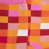 Damen Socken aus ägyptischer Baumwolle mit Karomuster - Mais | Doré Doré