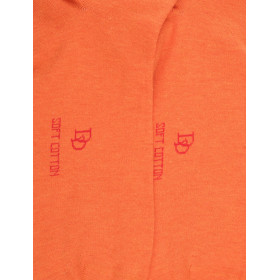 Kurze Herrensocken aus reiner Baumwolle - Orange | Doré Doré