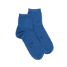 Kurze Herrensocken aus reiner Baumwolle - Blue
