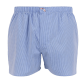 Herren-Boxershorts aus reiner Baumwolle - Blau | Doré Doré