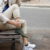 Herren Sneaker Socken aus ägyptischer Baumwolle - Thuja-Grüne | Doré Doré