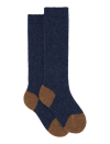 Bleu Caban & Beige seigle