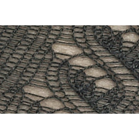 Strumpfhose aus Baumwolle mit Ajourmuster und Fischgrätenmuster - Grau