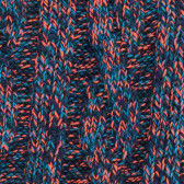 Melierte Socken mit Zopfmuster aus recycelter Baumwolle || Doré Doré