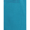 Luxus Kniestrümpfe aus merzerisierter Baumwolle - Turquoise