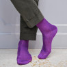 Violette Socken aus merzerisierter Baumwolle -  Purple