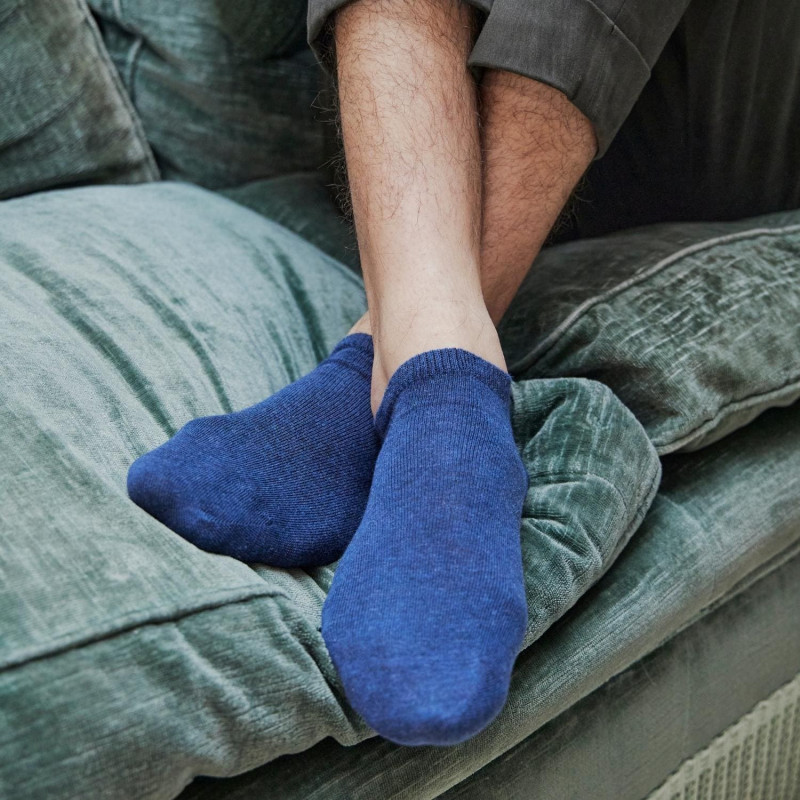 Sneakersocken Dore Dore aus Ägyptischer Baumwolle - Blau