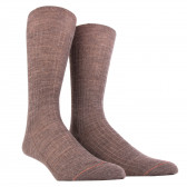 Luxus Socken aus Wolle - Hellbraun