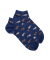 Herren Sneaker-Socken aus Baumwolle mit Elefanten Muster - Blau