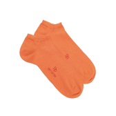 Herren Sneaker-Socken aus ägyptischer Baumwolle - Orange | Doré Doré