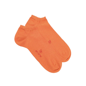 Herren Sneaker-Socken aus ägyptischer Baumwolle - Orange | Doré Doré