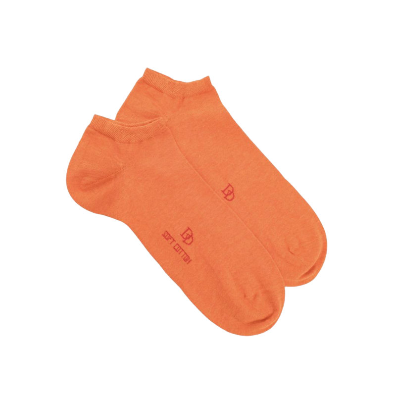 Herren Sneaker-Socken aus ägyptischer Baumwolle - Orange | Doré Doré