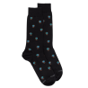 Baumwollsocken mit kleinen Kugeln - Schwarz