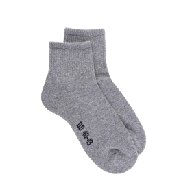 Sport-Socken für Herren - Frottee Baumwolle Grau