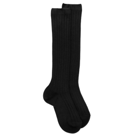 Schwarze Socken aus weicher Baumwolle für Kinder