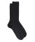 Schwarze Wollsocken, speziell für empfindliche Beine