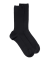 Schwarze Wollsocken, speziell für empfindliche Beine
