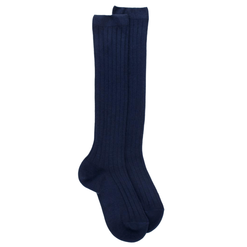 Blaue Socken aus weicher Baumwolle für Kinder