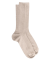 Socken aus Baumwolle Ohne Gummizug - Beige