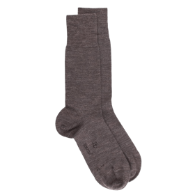 Socken aus Ägyptischer Baumwolle und Wolle - Hellbraune