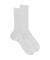 Weiße Socken aus merzerisierter Baumwolle, speziell für empfindlliche Beine