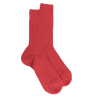 Gerippte Socken aus Wolle für Herren - Rot