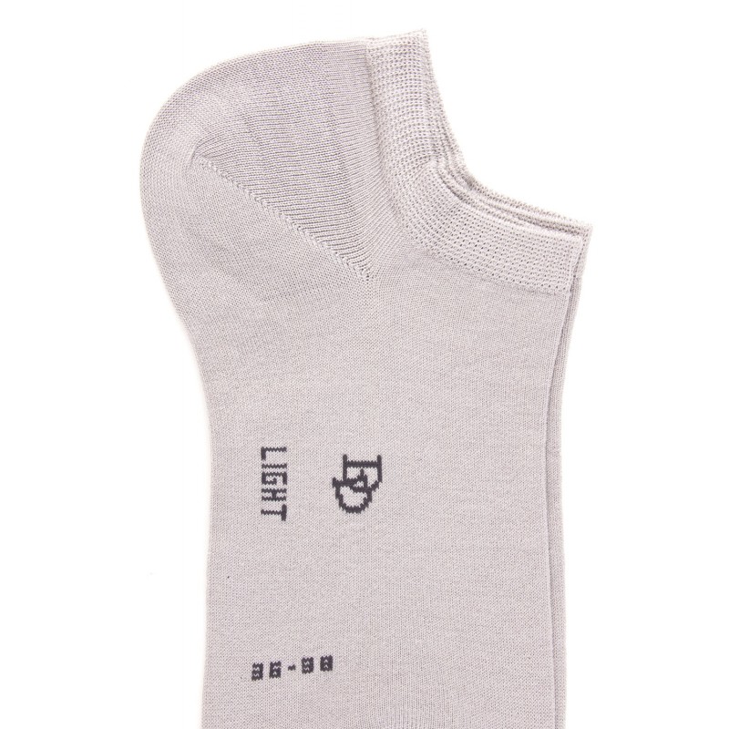 Damen Sneaker-Socken aus feiner Baumwolle - Grau | Doré Doré