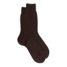 Braune Socken aus merzerisierter Baumwolle