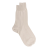 Beige Socken Dore Dore aus merzerisierter Baumwolle